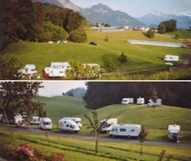 Camping auf dem Bauernhof